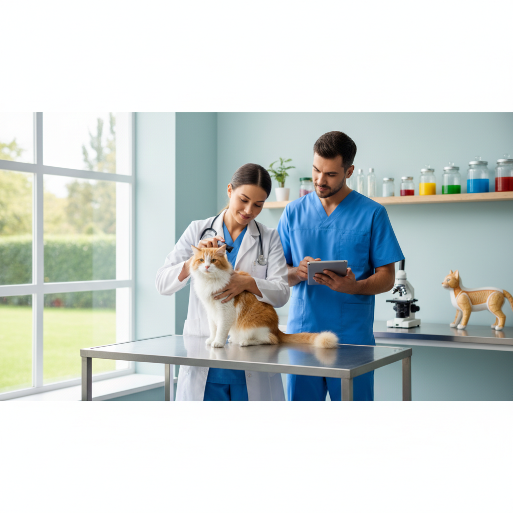 Diagnostika ir gydymas: kaip veterinaras padės jūsų katei?