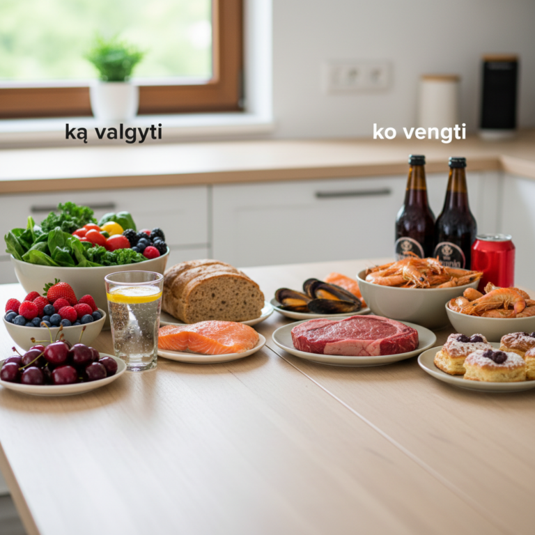 Mityba sergant podagra: ką valgyti, ko vengti ir kodėl?