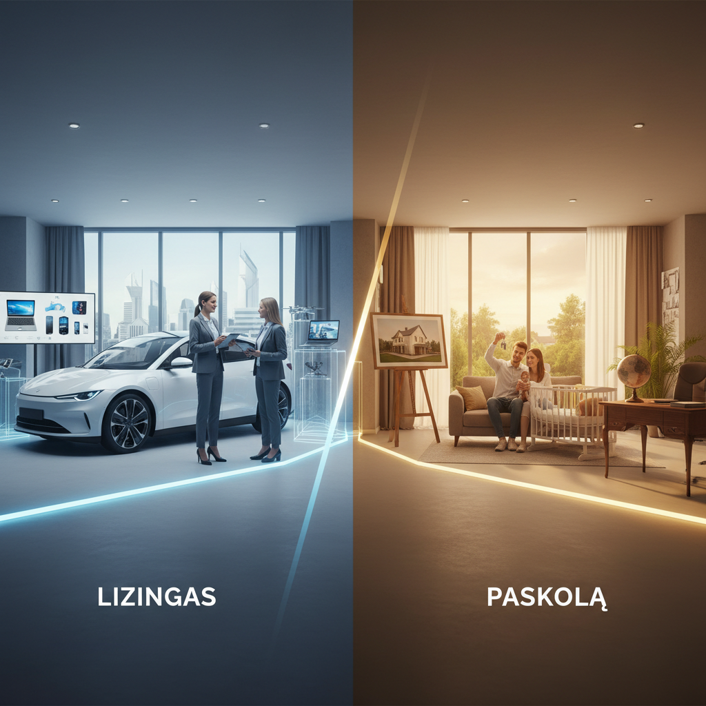 Kada Verčiau Rinktis Lizingą, o Kada – Paskolą?