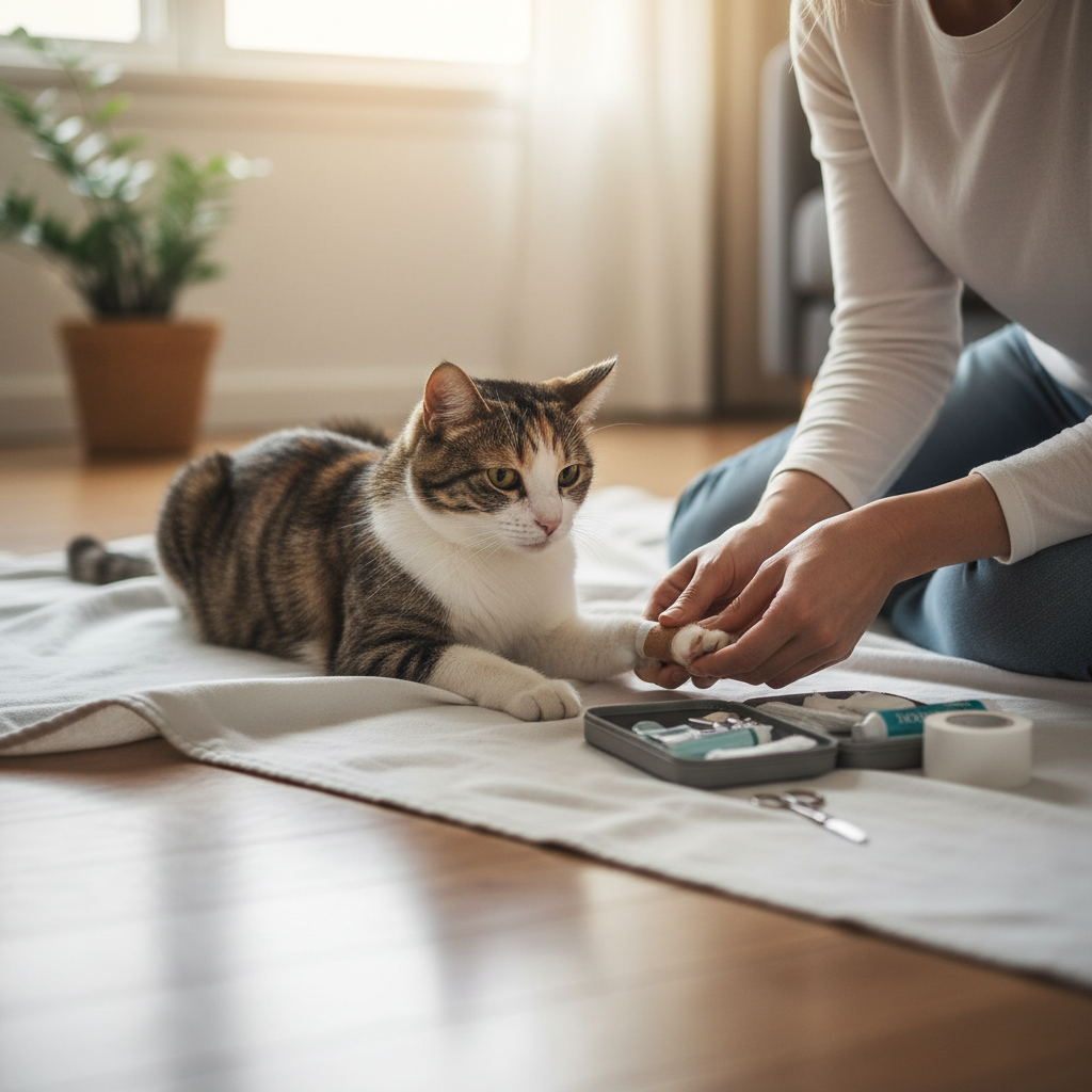 Kaip Padėti Katei Namuose? Pirmoji Pagalba