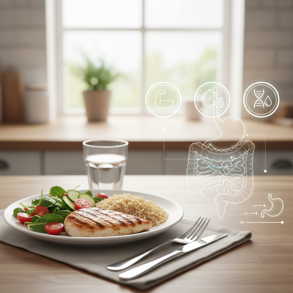 Kas turi įtakos gliukozės kiekiui po valgio?