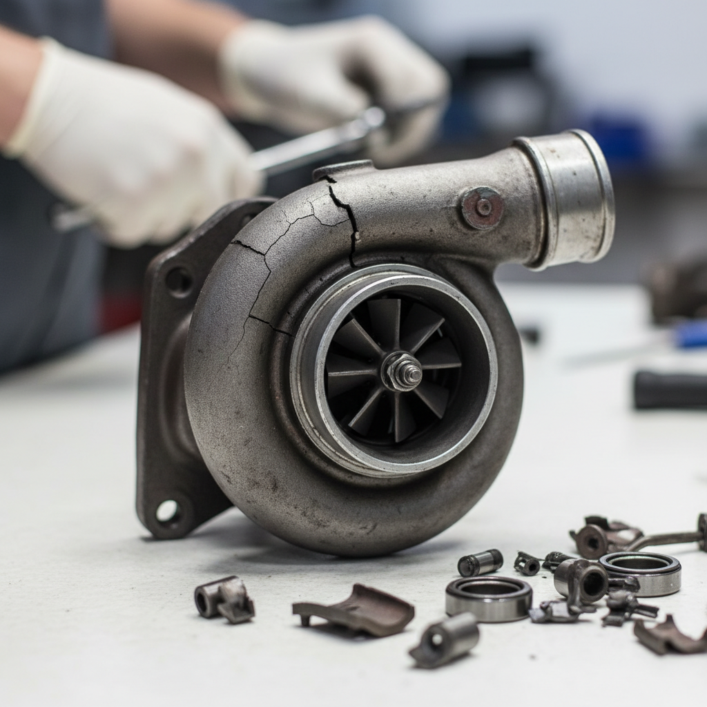 Sugedusios Turbinos Gedimo Požymiai ir Priežastys