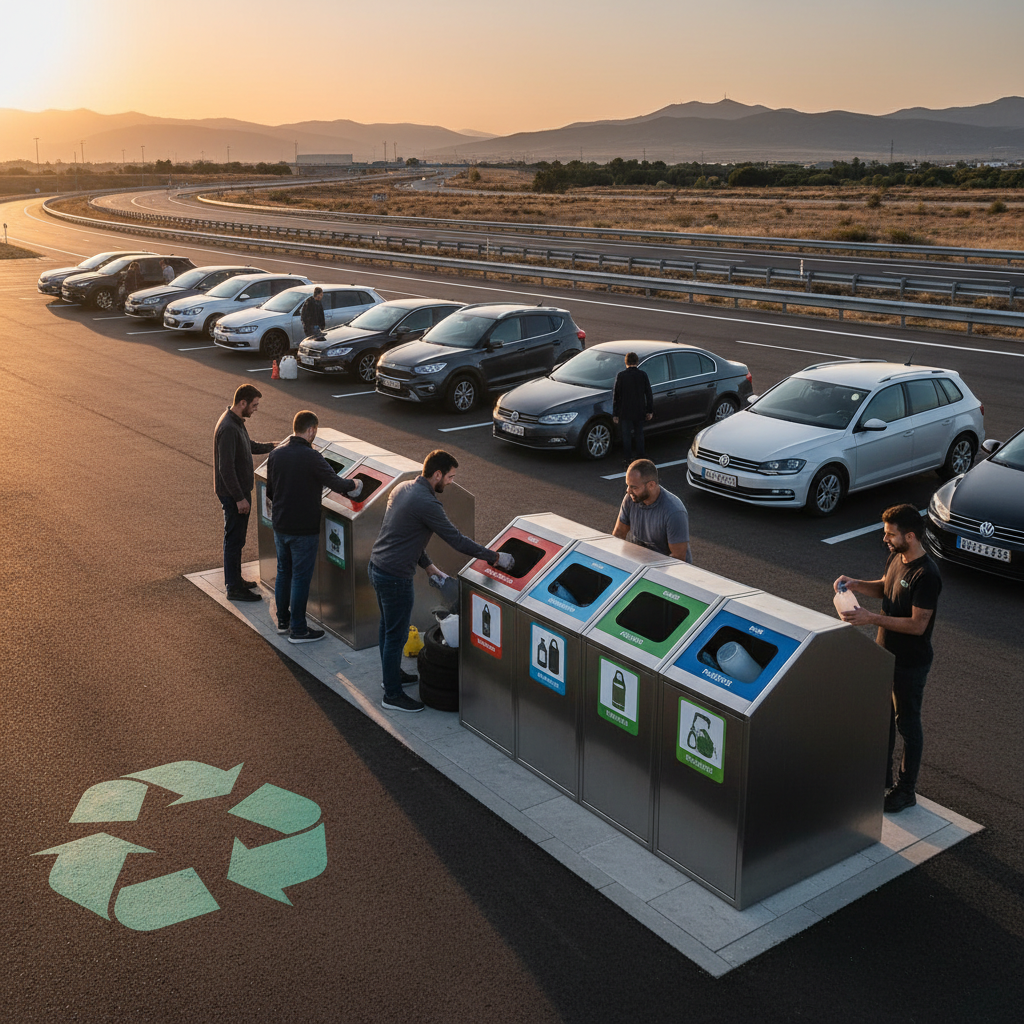 Nepamirškite kitų automobilių atliekų!