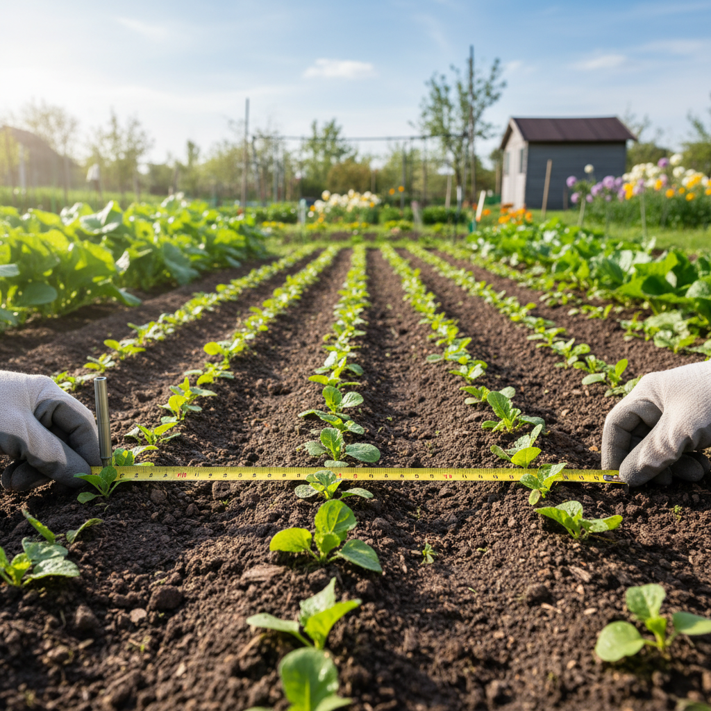 Sėjos gylis ir atstumai: kaip pasiekti optimalų augimą