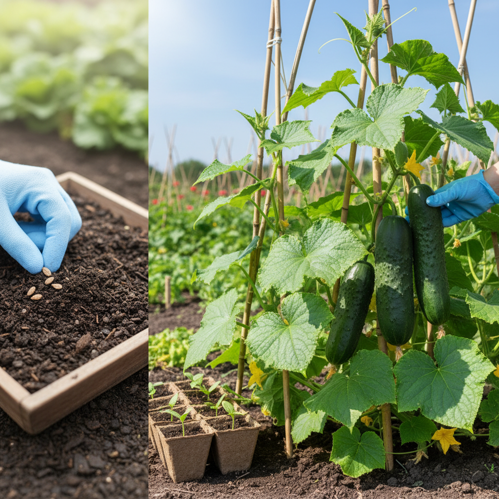 Sėkmingo agurkų auginimo paslaptys: nuo sėklos iki derliaus