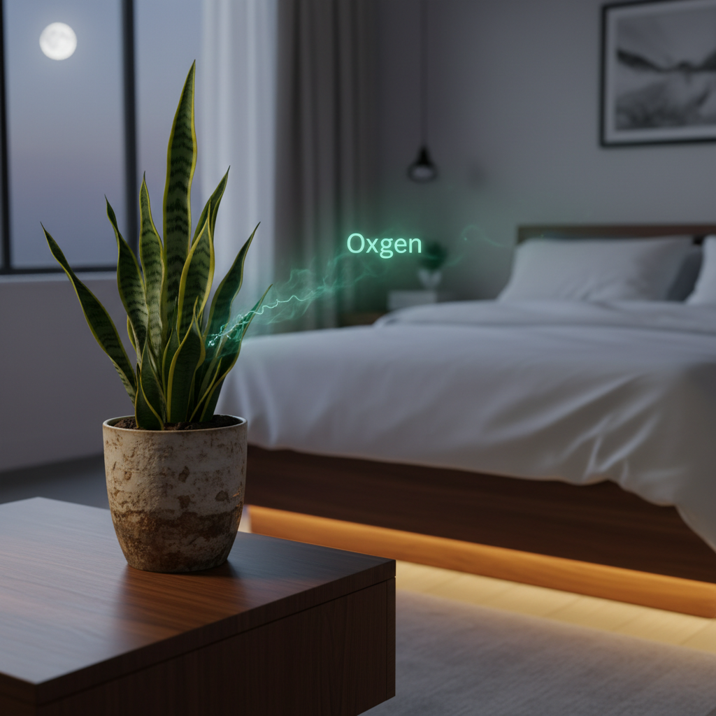 Sansevjera: naktinė deguonies bomba