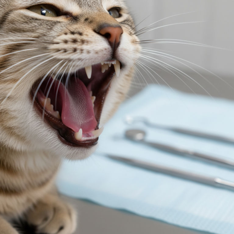 Kačių dantenų uždegimas: priežastys, simptomai ir gydymas