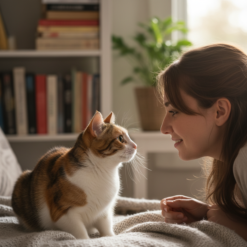 Kodėl katės žiūri į žmogaus akis? Elgesio ir ryšio paslaptys