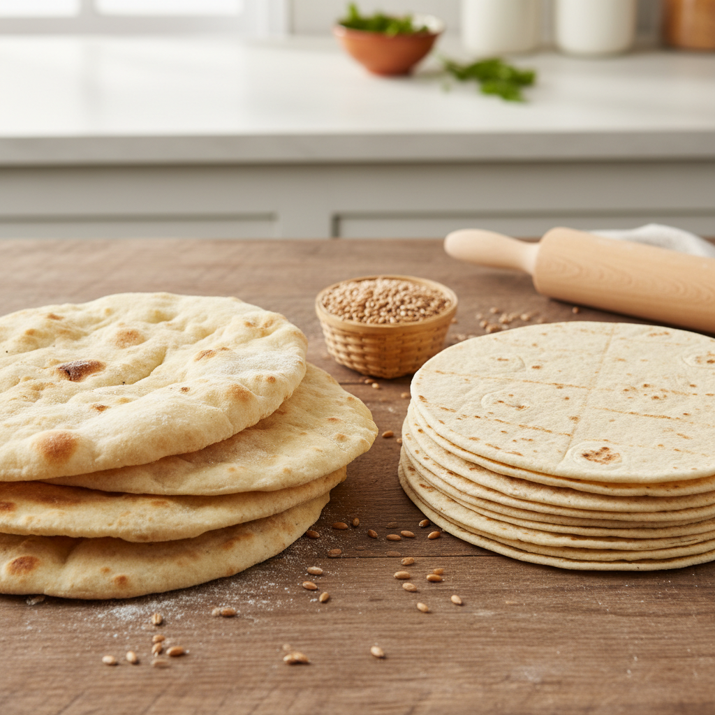 Lavašas ar Tortilija? Sužinokite pagrindinius skirtumus