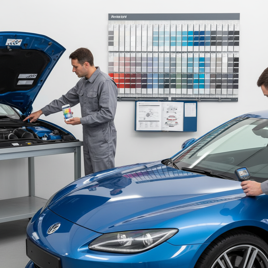 Kiti Būdai Rasti Automobilio Spalvos Kodą