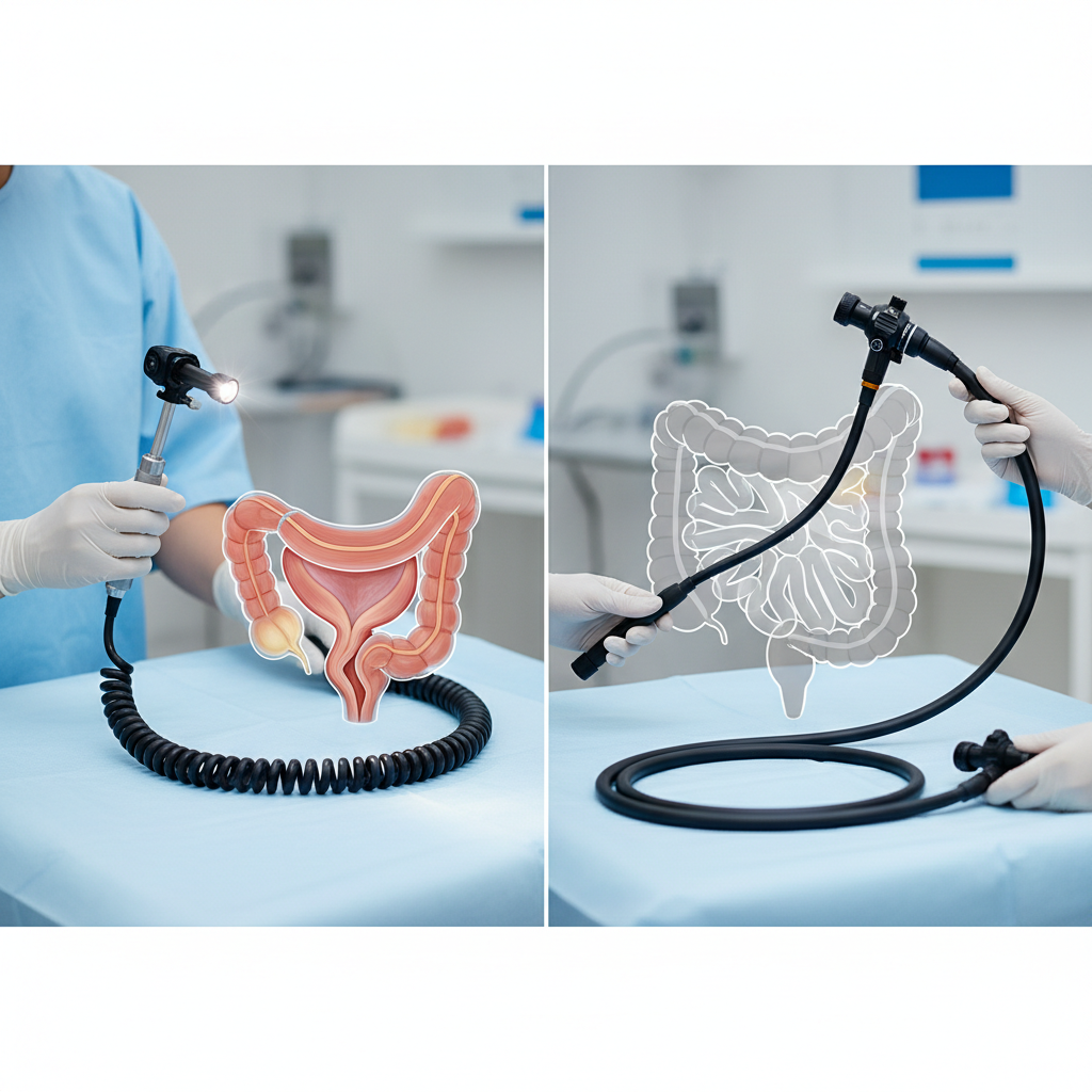 Rektoskopijos ir Kolonoskopijos Palyginimas