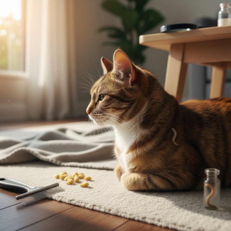 Kačių Kaspinuotis: Priežastys, Simptomai ir Gydymas